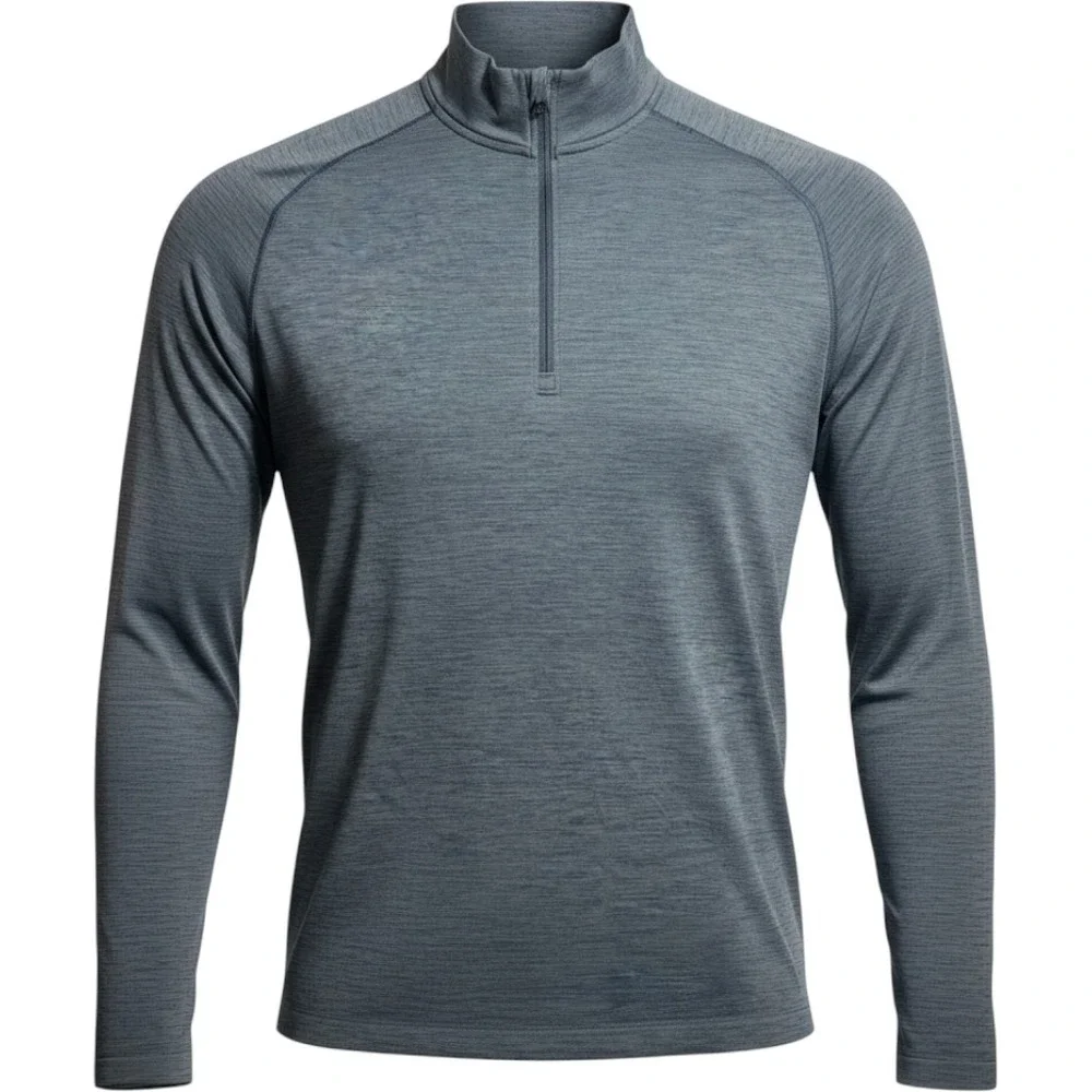 Lululemon Metal Vent Tech 1/2 Zip 2.0 Pullover Heathered Grey Mens Large
